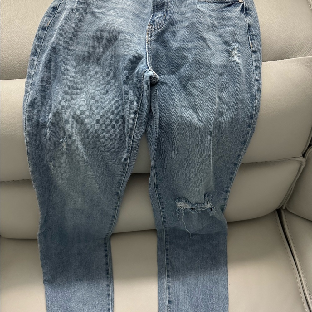Rewash Light Blue Distressed Skinny Jeans